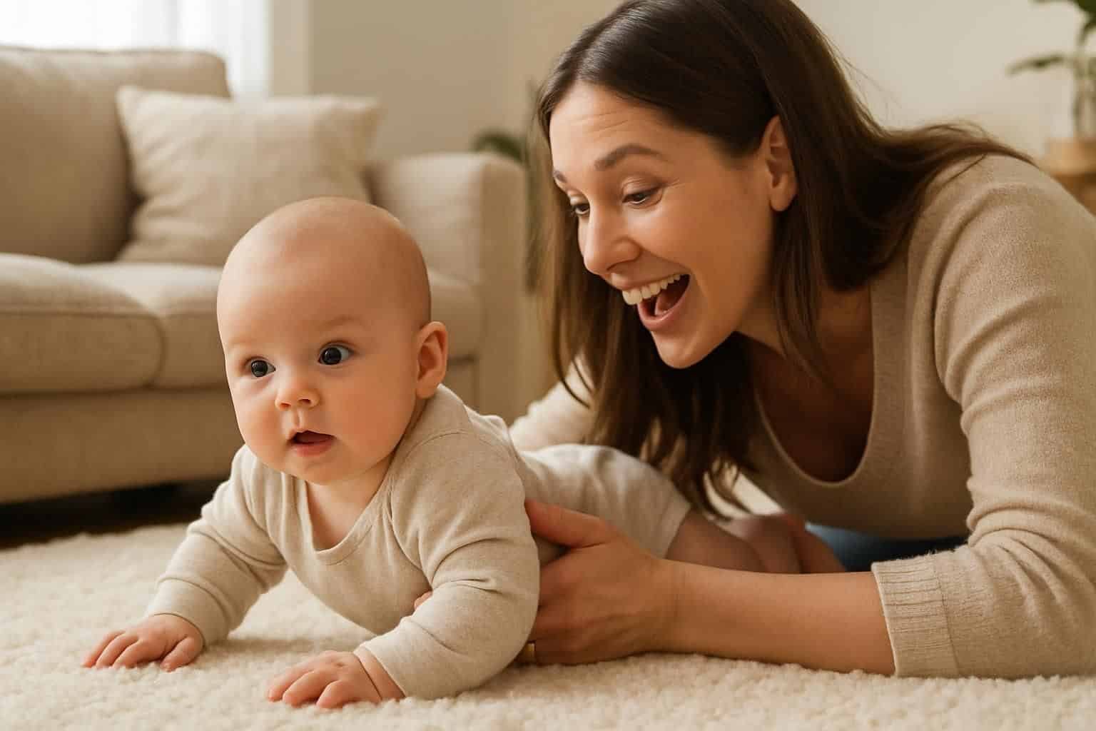 Découvrez le calendrier complet des étapes clés du développement de bébé : quand il bouge, se retourne, rampe ou s’assoit pour accompagner sa croissance.