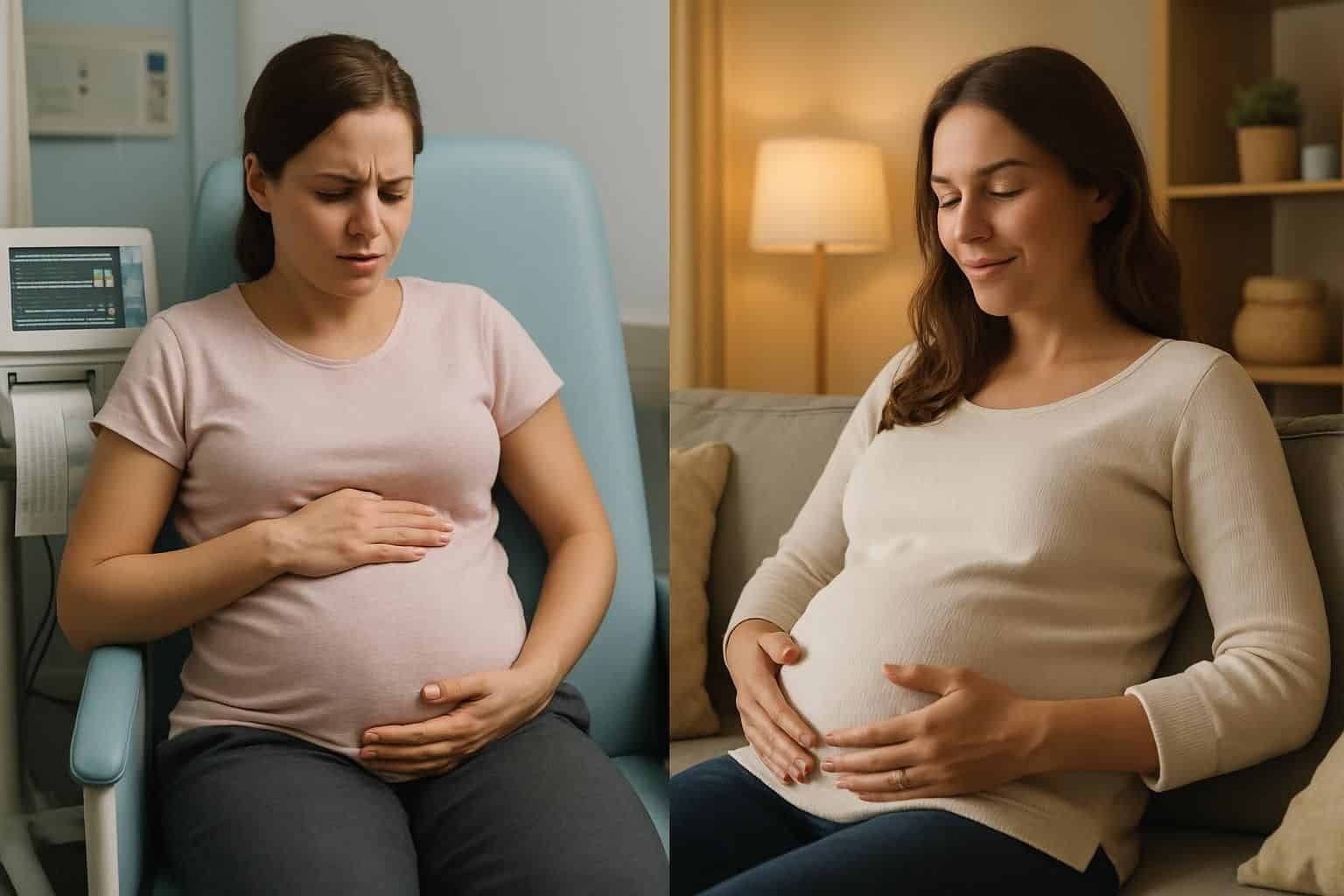 Découvrez les principales différences entre les contractions de travail authentiques et les fausses contractions, pour mieux comprendre les signes avant l'accouchement.